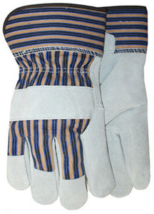 Midwest 7733K Heavyweight Suede Cowhide Leather Work Gloves, Kids