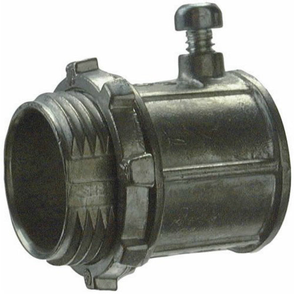 Halex® 21210 Zinc Set-Screw Connector, 1/2", 5-Pack