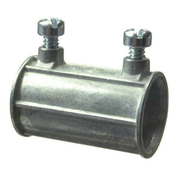 Halex® 21220 Zinc Set-Screw Coupling, 1/2", 5-Pack