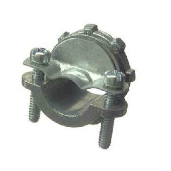 Halex® 90510 Zinc Clamp Connector for Non-Metallic Cable, 3/8"