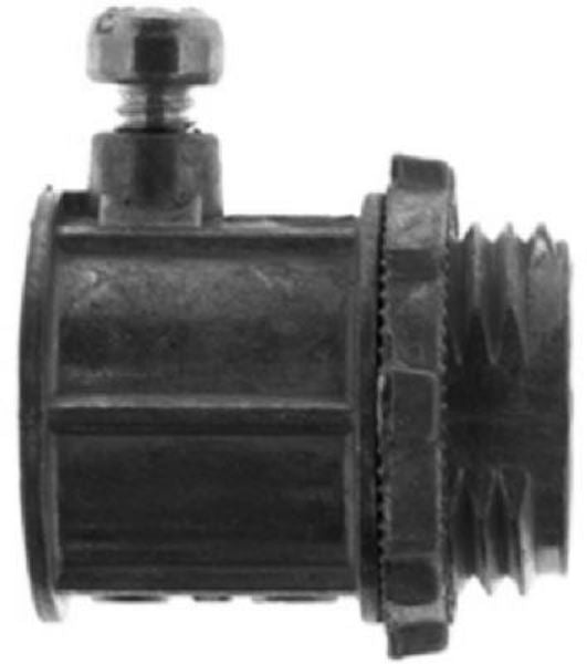 Halex® 99107 EMT Set-Screw Connector with Insulated Throat, 3/4"