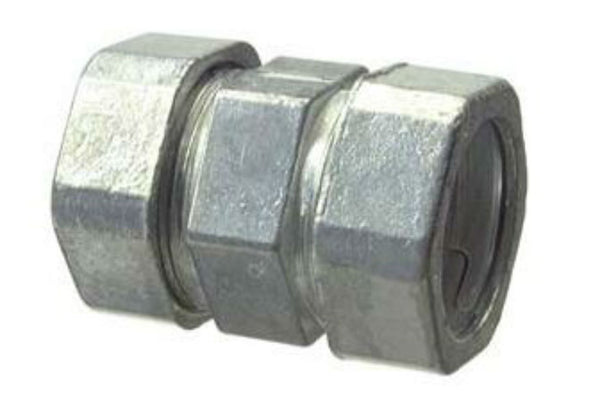 Halex® 90222 EMT Compression Coupling, Zinc, 3/4"