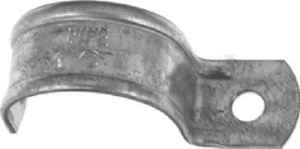 Halex® 96114 One-Hole Steel Strap for Rigid/IMC Conduit, 1-1/4"