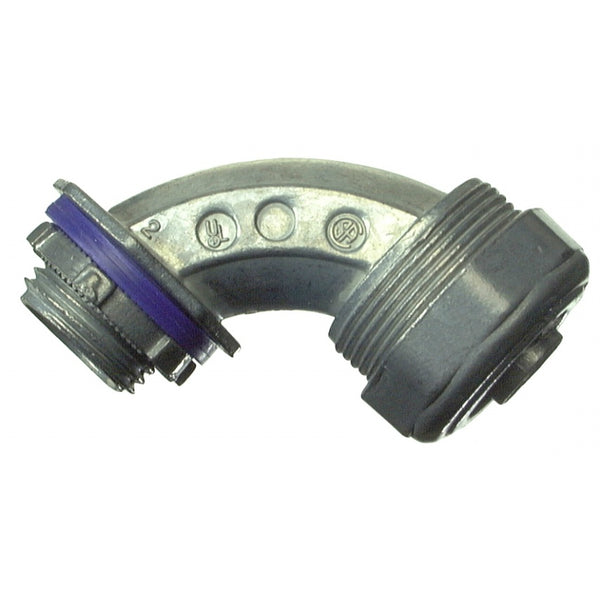 Halex® 91695 90-Degree Multi-Piece Liquid Tight Connector, 1/2"
