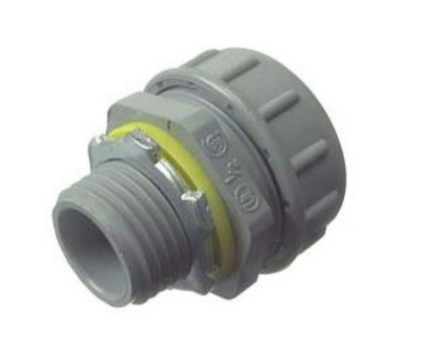 Halex® 27622 Straight PVC Liquid Tight Connector, 3/4"