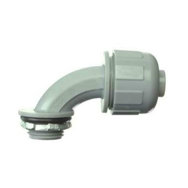Halex® 27692 PVC 90-Degree Liquid Tight Connector, 3/4"