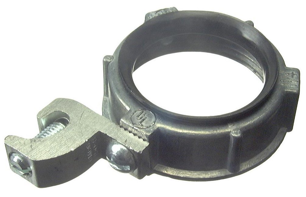 Halex® 99526 Insulated Metallic Grounding Bushing with Lug, 2"