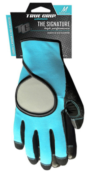 True Grip 9872-23 Women's Signature Pro Glove, Medium, Teal
