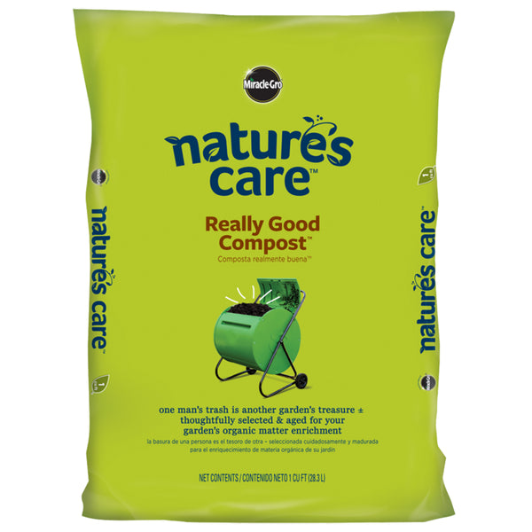 Miracle-Gro 70951120 Nature's Care Really Good Compost, 1 Cu Ft