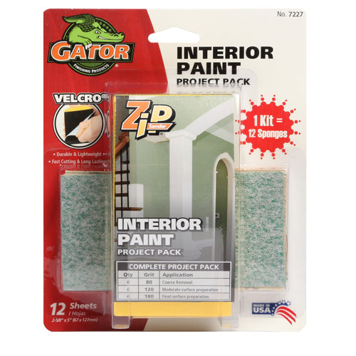 Gator® 7227 Interior Paint Sanding Kit with 12 Sanding Sheets