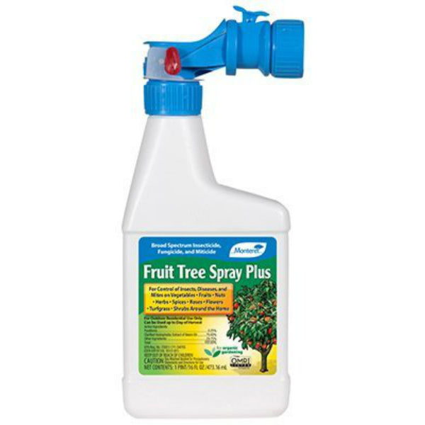 Monterey LG6186 Ready To Spray Organic Fruit Tree Spray Plus, 1 Qt