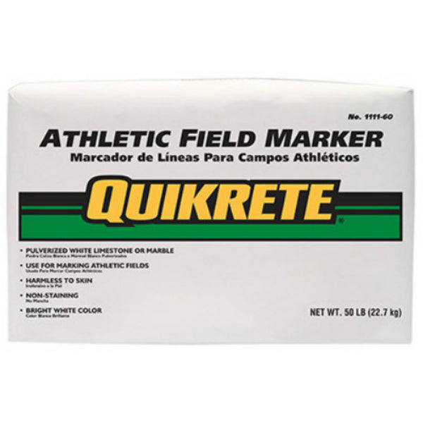 Quikrete® 1111-60 Athletic Field Marker, 50 Lbs, White