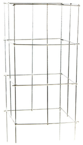Glamos Wire 701642 Stackable Square Folding Plant Support & Tomato Cage, 42"