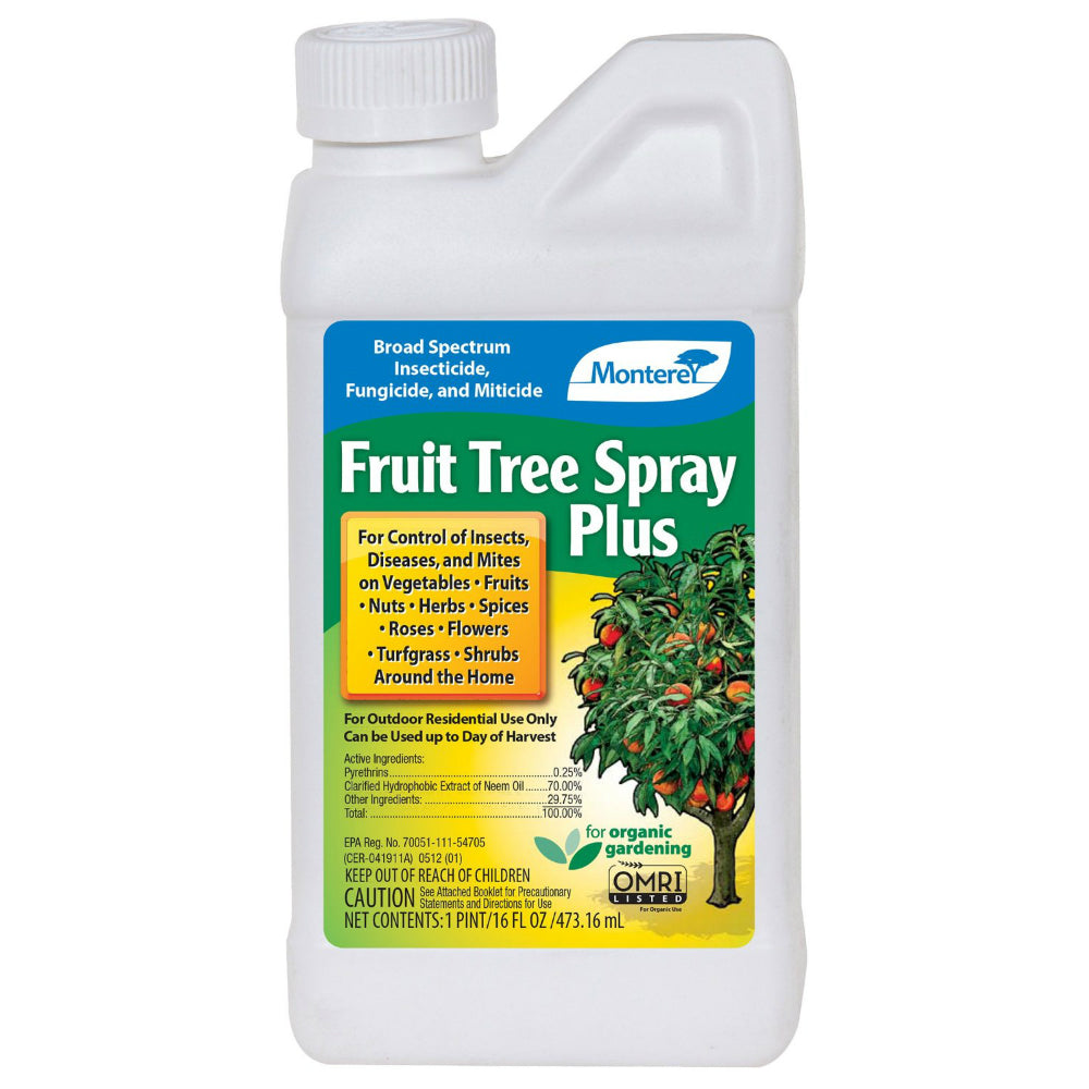 Monterey LG6184 Organic Fruit Tree Spray Plus Concentrate, 1 Pt