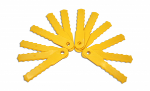 Weed Warrior® 70289A Push-N-Load Replacement Blades, 12-Pack, Nylon