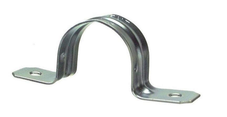 Halex® 61602B EMT Two-Hole Steel Strap, 3/4", 50-Pack