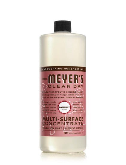 Mrs. Meyer's Clean Day 17840 Multi-Surface Concentrated Cleaner, 32 Oz, Rosemary