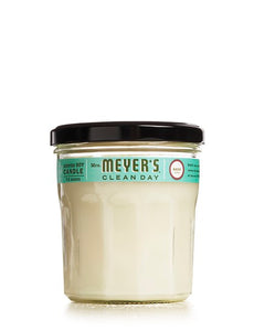 Mrs. Meyer's Clean Day 44116 Basil Scented Soy Candle, 7.2 Oz, Large