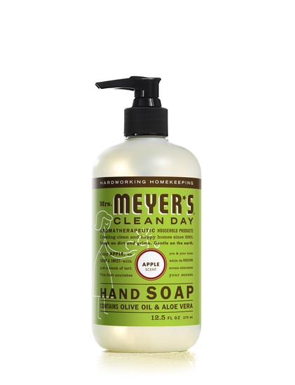 Mrs. Meyer's Clean Day 17427 Liquid Hand Soap, 12.5 Oz, Apple Scent