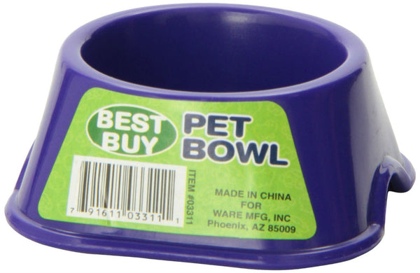 Ware Manufacturing 03311 Best Buy Pet Bowl, Assorted Colors, Small