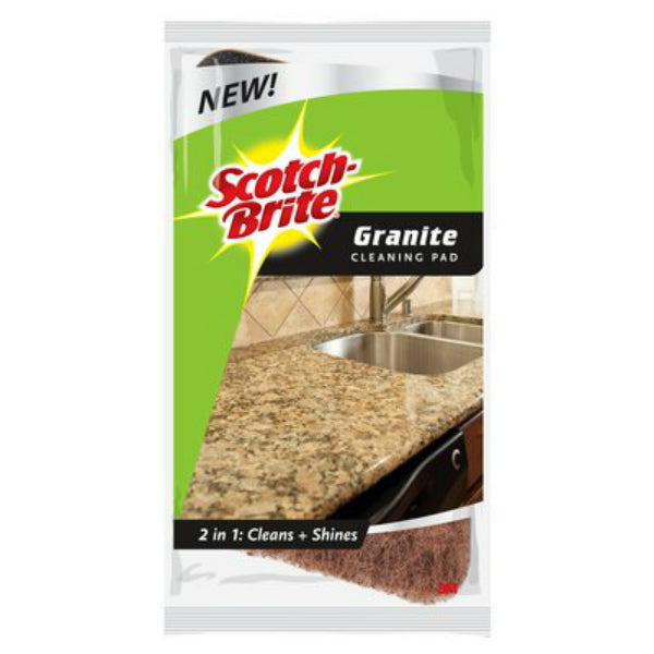 Scotch-Brite® SBUS-PS-HC Granite Cleaning Pad, 2 In 1 Cleans & Shines