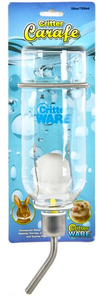 Ware Manufacturing 14037 Critter Carafe Premium Glass Water Bottle
