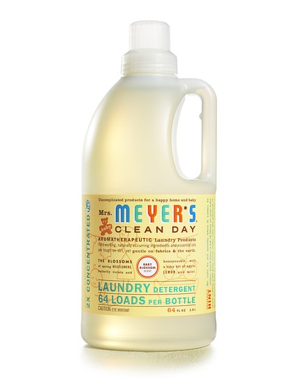 Mrs. Meyer's Clean Day 17511 Laundry Detergent Liquid, 64 Oz, Baby Blossom