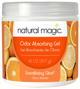 Natural Magic® 4119D Citrus Solid Gel Odor Deodorizer, 14 Oz