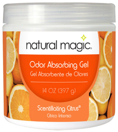 Natural Magic® 4119D Citrus Solid Gel Odor Deodorizer, 14 Oz