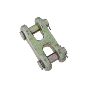 National Hardware N282-145 Double Clevis Link, 1/2", Yellow Chromate, 3255BC