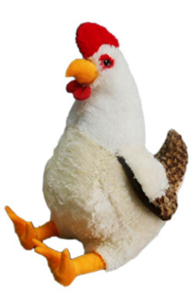 Hugfun 221883 Chicken Plush Toy, 20"