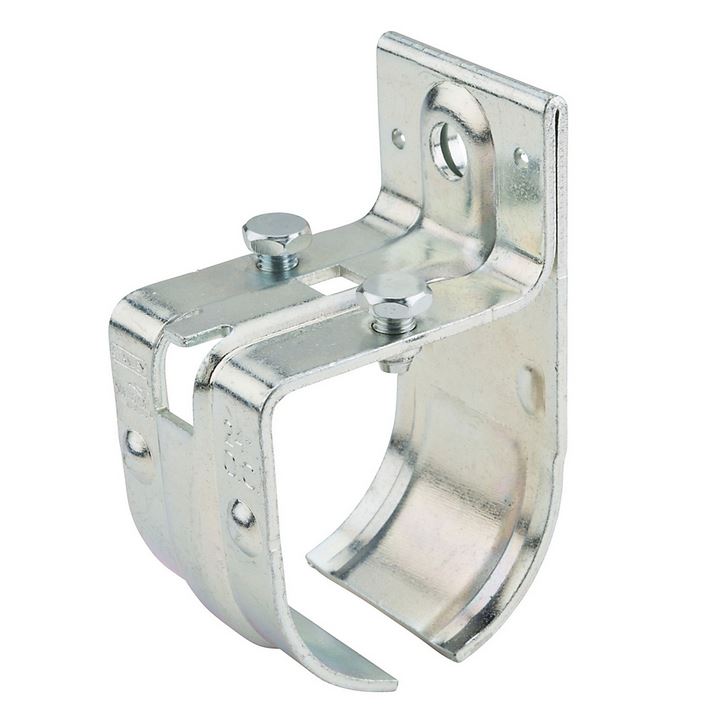 National Hardware® N100-007 Single Round Rail Splice Bracket, Zinc