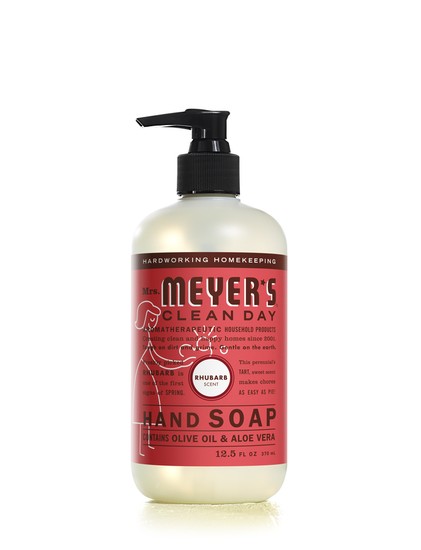 Mrs. Meyer's Clean Day 17462 Liquid Hand Soap, 12.5 Oz, Rhubarb Scent