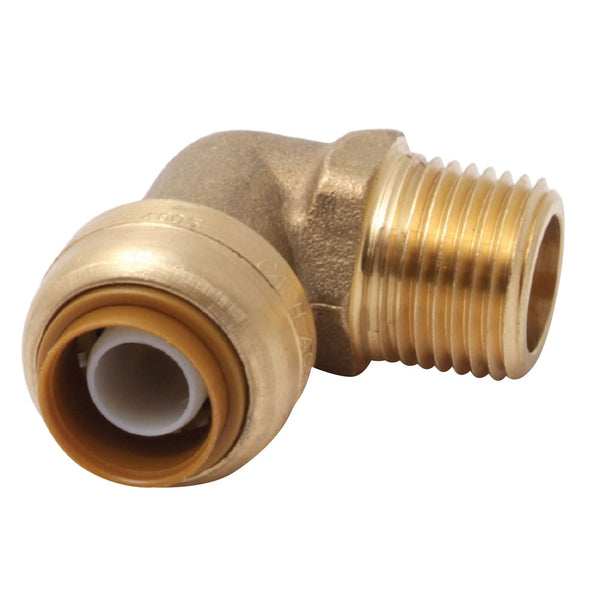 SharkBite® U286LF Lead Free Push-Fit Male Elbow, 3/4" x 3/4" MNPT