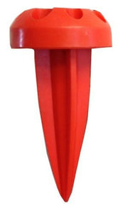 Rebound Driveway 14-001-06 Durable Plastic Spike Marker Mount, Orange