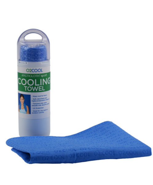 O2Cool® CT01001 ArctiCloth® Sport PVA Cooling Towel, Assorted Colors, 33" x 13"