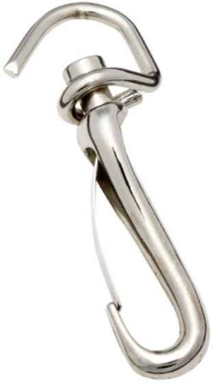National Hardware® N222-794 Spring Snap, 1/2" x 2-3/4", Nickel, 3071BC