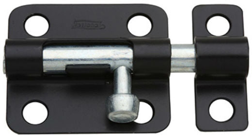 National Hardware N151-431 Barrel Bolts for Door Security, 2.5", Black, V834
