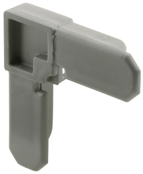 Prime Line PL-14258 Plastic Square Cut Frame Corner, 3/4"x7/16", Gray, 100-Pack