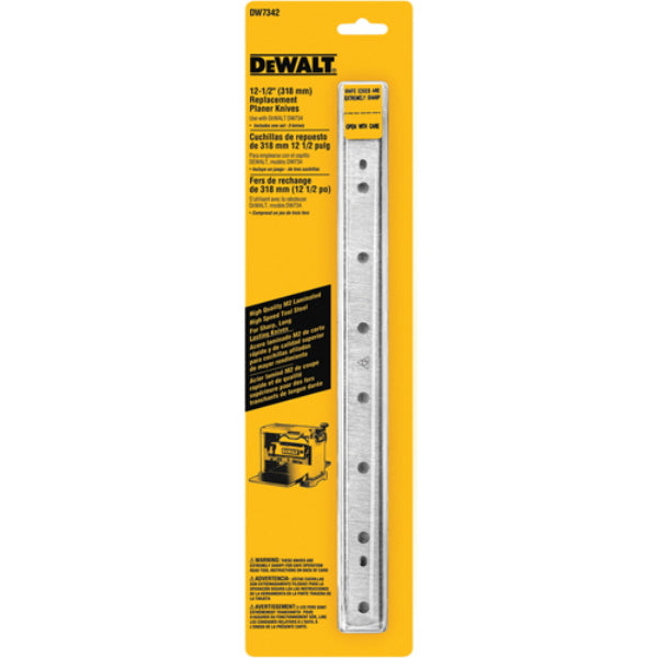DeWalt® DW7342 Disposable Reversible Planer Knives, 12-1/2", 3-Pack
