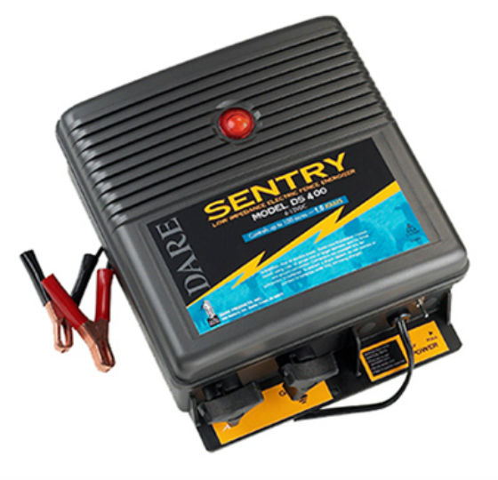 Dare DS-400 Sentry Series Fence Energizer, 1-Joule Output, 12V