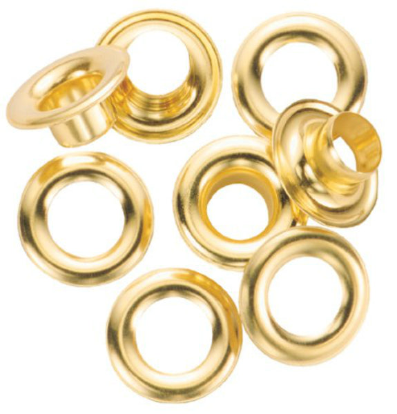 General Tools 1261-2 Grommet Refill with 24 Brass Grommets, 3/8"