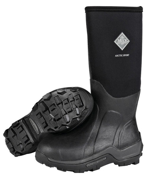 The Original Muck Boot ASP000A-8 Arctic Sport Men's Boots, 8, Black