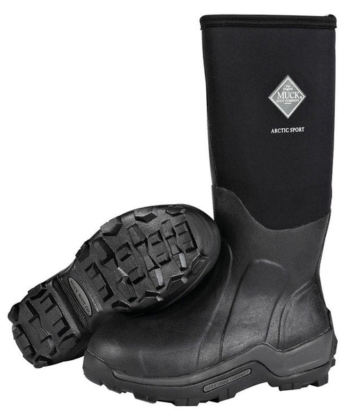 The Original Muck Boot ASP000A-13 Arctic Sport Men's Boots, 13, Black