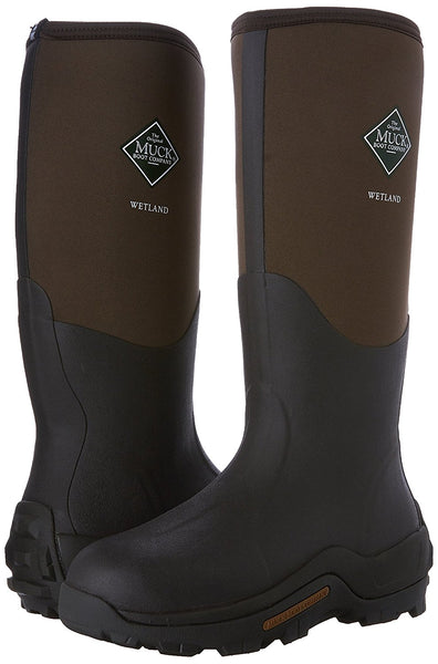 The Original Muck Boot WET998K-10 Wetland Men's Boots, 10, Brown