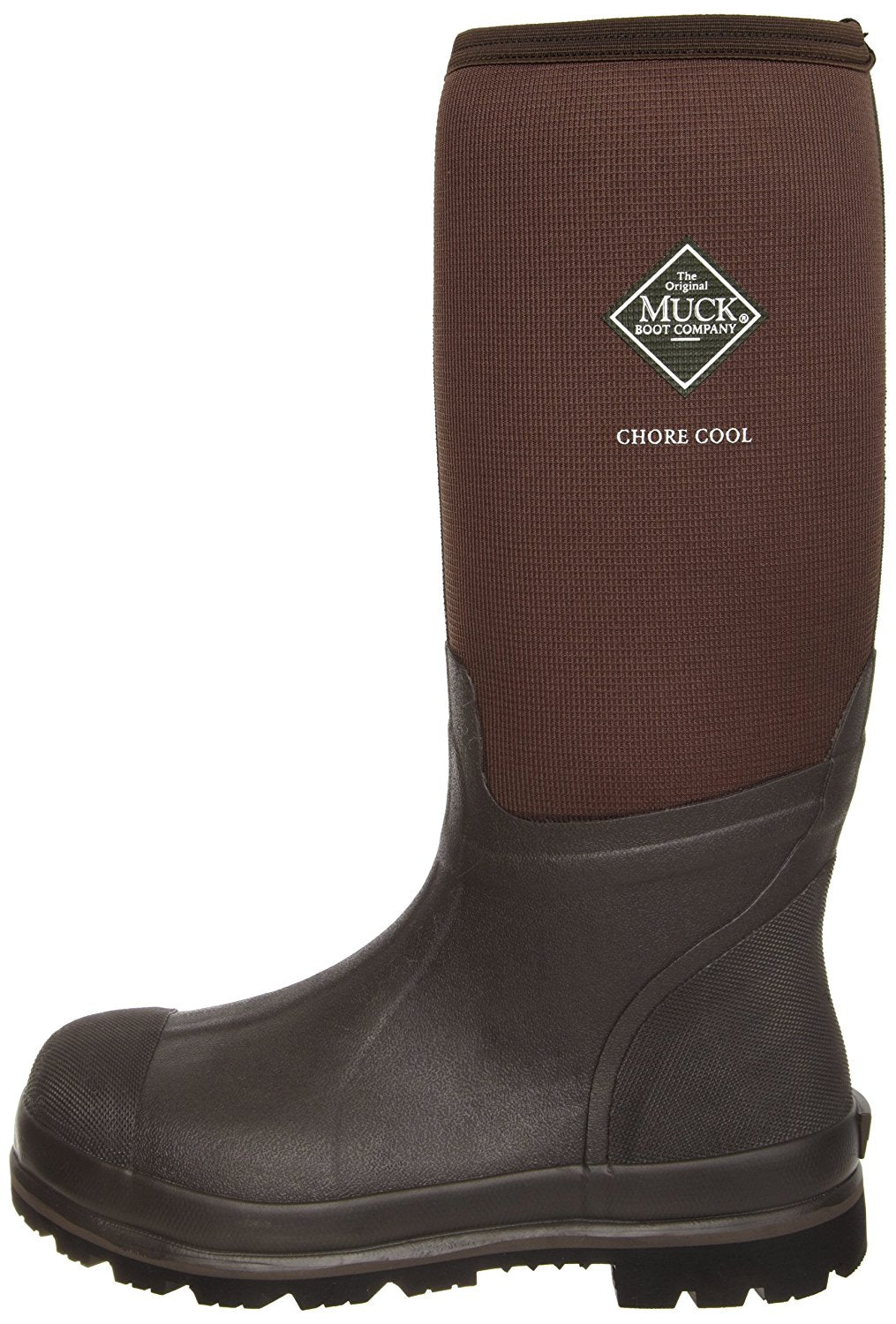 The Original Muck Boot CHCT900-8 Chore Cool Hi-Work Boot, Brown, Unisex - 8 Men/9 Women