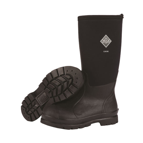 The Original Muck Boot CHH-000A-BL-070 Chore Hi Men's Boots, 7, Black