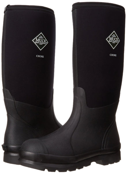 The Original Muck Boot CHH-000A-BL-130 Chore Hi Men's Boots, 13, Black