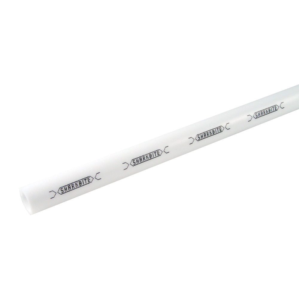 SharkBite® U870W2 Cross-Linked Pex Stick, Straight Length, 3/4" CTS x 2', White