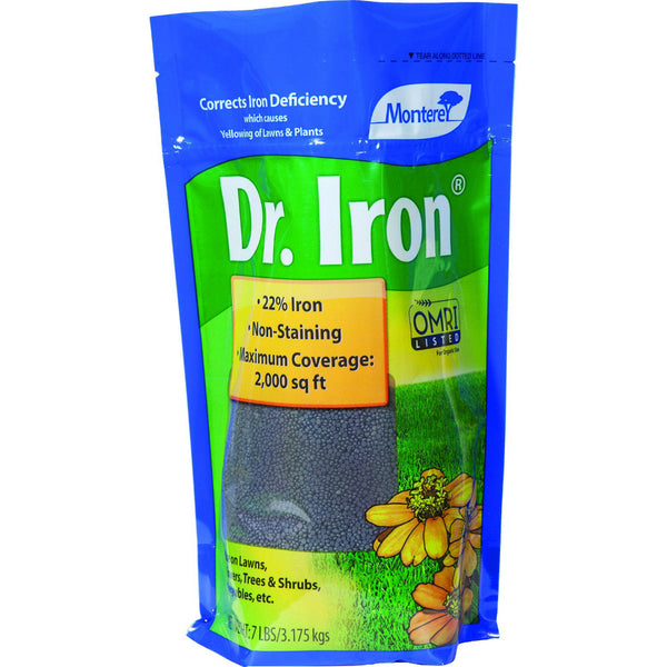 Monterey LG7115 Dr Iron No Stain Formula with 22% Iron & 55% Sulfur, 7 Lbs